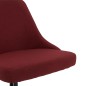 vidaXL Bürostuhl Drehbar Weinrot Stoff vidaXL Bürostuhl Drehbar Weinrot Stoff