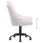 vidaXL Esszimmerstühle 4 Stk. Drehbar Creme Stoff vidaXL Esszimmerstühle 4 Stk. Drehbar Creme Stoff