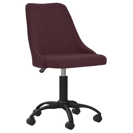 vidaXL Bürostuhl Drehbar Lila Stoff