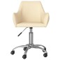 vidaXL Esszimmerstühle 4 Stk. Drehbar Creme Stoff vidaXL Esszimmerstühle 4 Stk. Drehbar Creme Stoff