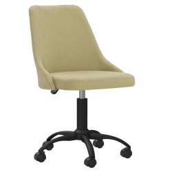 vidaXL Bürostuhl Drehbar Grün Stoff