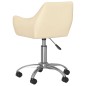 vidaXL Esszimmerstühle 6 Stk. Drehbar Creme Stoff vidaXL Esszimmerstühle 6 Stk. Drehbar Creme Stoff