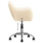 vidaXL Esszimmerstühle 6 Stk. Drehbar Creme Stoff vidaXL Esszimmerstühle 6 Stk. Drehbar Creme Stoff