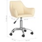 vidaXL Esszimmerstühle 6 Stk. Drehbar Creme Stoff vidaXL Esszimmerstühle 6 Stk. Drehbar Creme Stoff