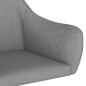 vidaXL Esszimmerstühle 6 Stk. Drehbar Hellgrau Stoff vidaXL Esszimmerstühle 6 Stk. Drehbar Hellgrau Stoff