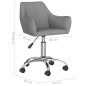 vidaXL Esszimmerstühle 6 Stk. Drehbar Hellgrau Stoff vidaXL Esszimmerstühle 6 Stk. Drehbar Hellgrau Stoff