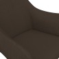 vidaXL Esszimmerstühle 4 Stk. Drehbar Dunkelbraun Stoff vidaXL Esszimmerstühle 4 Stk. Drehbar Dunkelbraun Stoff