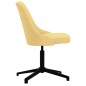 vidaXL Esszimmerstühle 4 Stk. Drehbar Gelb Stoff vidaXL Esszimmerstühle 4 Stk. Drehbar Gelb Stoff