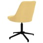 vidaXL Esszimmerstühle 4 Stk. Drehbar Gelb Stoff vidaXL Esszimmerstühle 4 Stk. Drehbar Gelb Stoff