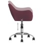 vidaXL Esszimmerstühle 4 Stk. Drehbar Lila Stoff vidaXL Esszimmerstühle 4 Stk. Drehbar Lila Stoff