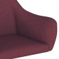 vidaXL Esszimmerstühle 4 Stk. Drehbar Lila Stoff vidaXL Esszimmerstühle 4 Stk. Drehbar Lila Stoff