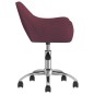 vidaXL Esszimmerstühle 6 Stk. Drehbar Lila Stoff vidaXL Esszimmerstühle 6 Stk. Drehbar Lila Stoff