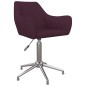 vidaXL Esszimmerstühle 4 Stk. Drehbar Lila Stoff vidaXL Esszimmerstühle 4 Stk. Drehbar Lila Stoff