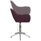 vidaXL Esszimmerstühle 4 Stk. Drehbar Lila Stoff vidaXL Esszimmerstühle 4 Stk. Drehbar Lila Stoff