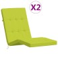 vidaXL Liegestuhl-Auflagen 2 Stk. Knallgrün Oxford-Gewebe vidaXL Liegestuhl-Auflagen 2 Stk. Knallgrün Oxford-Gewebe