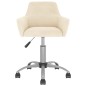 vidaXL Esszimmerstühle 6 Stk. Drehbar Creme Samt vidaXL Esszimmerstühle 6 Stk. Drehbar Creme Samt