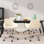 vidaXL Esszimmerstühle 4 Stk. Drehbar Creme Samt vidaXL Esszimmerstühle 4 Stk. Drehbar Creme Samt