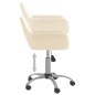 vidaXL Esszimmerstühle 4 Stk. Drehbar Creme Samt vidaXL Esszimmerstühle 4 Stk. Drehbar Creme Samt