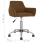 vidaXL Esszimmerstühle 4 Stk. Drehbar Braun Samt vidaXL Esszimmerstühle 4 Stk. Drehbar Braun Samt