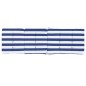 Liegestuhl-Auflagen 2 Stk. Blau & Weiß Gestreift Oxford-Gewebe Liegestuhl-Auflagen 2 Stk. Blau & Weiß Gestreift Oxford-Gewebe