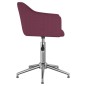 vidaXL Esszimmerstühle 4 Stk. Drehbar Lila Stoff vidaXL Esszimmerstühle 4 Stk. Drehbar Lila Stoff