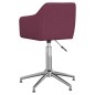 vidaXL Esszimmerstühle 4 Stk. Drehbar Lila Stoff vidaXL Esszimmerstühle 4 Stk. Drehbar Lila Stoff