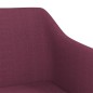 vidaXL Esszimmerstühle 4 Stk. Drehbar Lila Stoff vidaXL Esszimmerstühle 4 Stk. Drehbar Lila Stoff