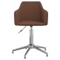 vidaXL Esszimmerstühle 4 Stk. Drehbar Braun Stoff vidaXL Esszimmerstühle 4 Stk. Drehbar Braun Stoff