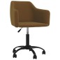 vidaXL Esszimmerstühle 4 Stk. Drehbar Braun Samt vidaXL Esszimmerstühle 4 Stk. Drehbar Braun Samt