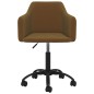 vidaXL Esszimmerstühle 4 Stk. Drehbar Braun Samt vidaXL Esszimmerstühle 4 Stk. Drehbar Braun Samt