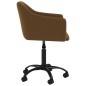 vidaXL Esszimmerstühle 4 Stk. Drehbar Braun Samt vidaXL Esszimmerstühle 4 Stk. Drehbar Braun Samt