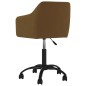 vidaXL Esszimmerstühle 4 Stk. Drehbar Braun Samt vidaXL Esszimmerstühle 4 Stk. Drehbar Braun Samt