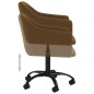 vidaXL Esszimmerstühle 4 Stk. Drehbar Braun Samt vidaXL Esszimmerstühle 4 Stk. Drehbar Braun Samt
