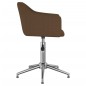 vidaXL Esszimmerstühle 6 Stk. Drehbar Dunkelbraun Stoff vidaXL Esszimmerstühle 6 Stk. Drehbar Dunkelbraun Stoff