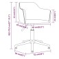vidaXL Esszimmerstühle 6 Stk. Drehbar Dunkelgrau Samt vidaXL Esszimmerstühle 6 Stk. Drehbar Dunkelgrau Samt