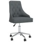 vidaXL Esszimmerstühle 2 Stk. Drehbar Dunkelgrau Stoff vidaXL Esszimmerstühle 2 Stk. Drehbar Dunkelgrau Stoff