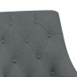 vidaXL Esszimmerstühle 2 Stk. Drehbar Dunkelgrau Stoff vidaXL Esszimmerstühle 2 Stk. Drehbar Dunkelgrau Stoff