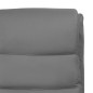 vidaXL Massagesessel mit Aufstehhilfe Grau Kunstleder vidaXL Massagesessel mit Aufstehhilfe Grau Kunstleder