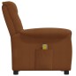 vidaXL Massagesessel mit Aufstehhilfe Braun Mikrofasergewebe vidaXL Massagesessel mit Aufstehhilfe Braun Mikrofasergewebe