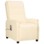 vidaXL Massagesessel mit Aufstehhilfe Creme Kunstleder vidaXL Massagesessel mit Aufstehhilfe Creme Kunstleder