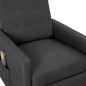 vidaXL Massagesessel mit Aufstehhilfe Dunkelgrau Stoff vidaXL Massagesessel mit Aufstehhilfe Dunkelgrau Stoff