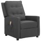 vidaXL Massagesessel mit Aufstehhilfe Dunkelgrau Stoff vidaXL Massagesessel mit Aufstehhilfe Dunkelgrau Stoff