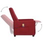 vidaXL Massagesessel mit Aufstehhilfe Weinrot Stoff vidaXL Massagesessel mit Aufstehhilfe Weinrot Stoff