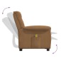 vidaXL Massagesessel mit Aufstehhilfe Taupe Mikrofasergewebe vidaXL Massagesessel mit Aufstehhilfe Taupe Mikrofasergewebe