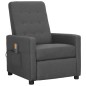 vidaXL Massagesessel mit Aufstehhilfe Hellgrau Stoff vidaXL Massagesessel mit Aufstehhilfe Hellgrau Stoff