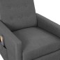 vidaXL Massagesessel mit Aufstehhilfe Hellgrau Stoff vidaXL Massagesessel mit Aufstehhilfe Hellgrau Stoff