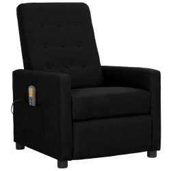 vidaXL Massagesessel mit Aufstehhilfe Schwarz Stoff