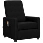 vidaXL Massagesessel mit Aufstehhilfe Schwarz Stoff vidaXL Massagesessel mit Aufstehhilfe Schwarz Stoff