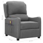 vidaXL Massagesessel mit Aufstehhilfe Hellgrau Stoff vidaXL Massagesessel mit Aufstehhilfe Hellgrau Stoff