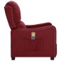 vidaXL Massagesessel mit Aufstehhilfe Weinrot Stoff vidaXL Massagesessel mit Aufstehhilfe Weinrot Stoff